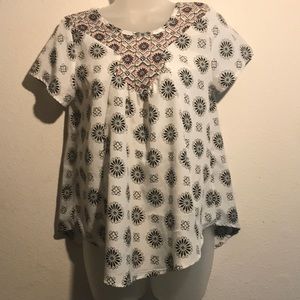 X-Large Short Sleeves Blouse